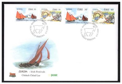 1998 Ireland Europa Festivals Commemorative Stamps & Self-adhesive Commemorative Stamps An Post First Day Cover (FDC)