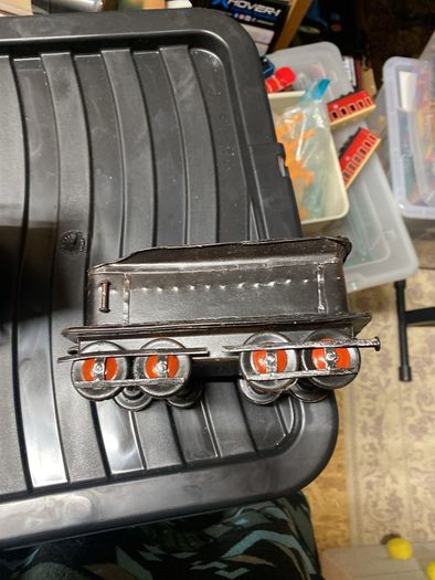 metal train ornament