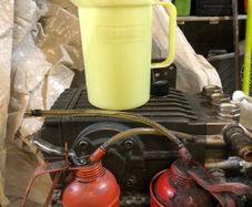 Duckhams oil jug