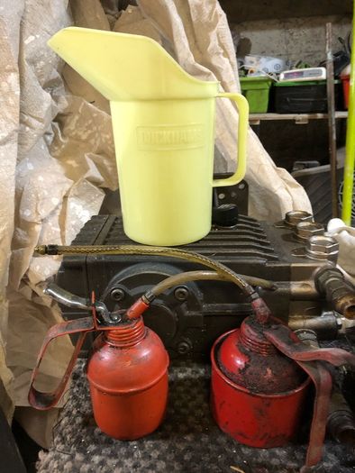 Duckhams oil jug