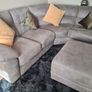 Sofa with foot stool Image 7