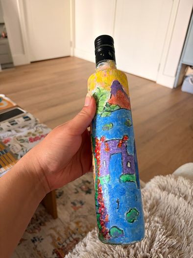 Hand Painted Bottle
