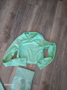 Green 2 piece gymshark