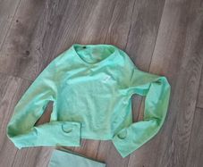 Green 2 piece gymshark