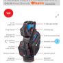 Motocaddy Pro Series Cart Bag Black - Blue Image 5