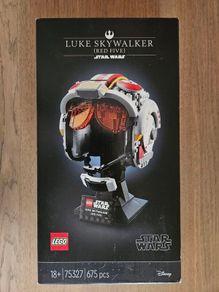 lego star wars helmet 75327 Luke Skywalker(red five)