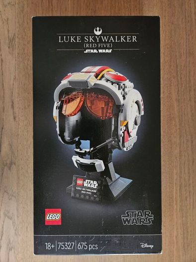 lego star wars helmet 75327 Luke Skywalker(red five)