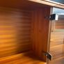 A large Mid Century teak 2 piece living room unit, by Morris of Glasgow Image 4