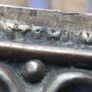 RARE!! Antique Sterling Silver Engraved Matchbox Pendent MATCH SAFE Vesta Case - Late 1800s Image 5