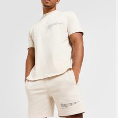 Mens Mercier Caruso Shorts cream colour Small