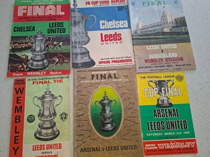 leeds cup final programmes