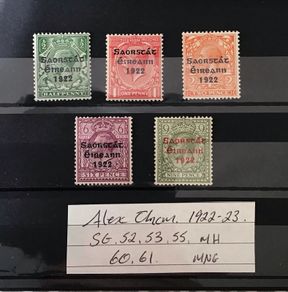 Ireland 1922 - 23 Alex Thom Saorstat Mint Selection
