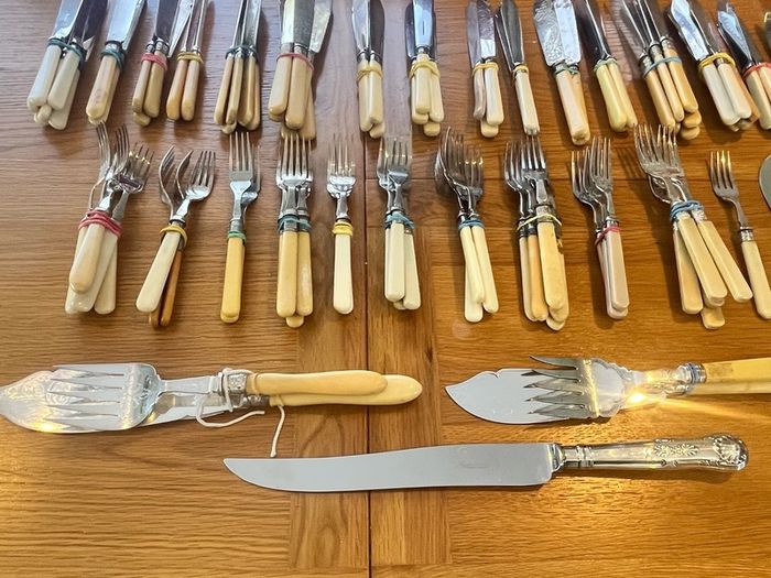 Antique Fish Cutlery Collection