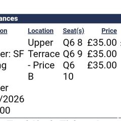 NI Open Snooker 2 tickets 24th Oct