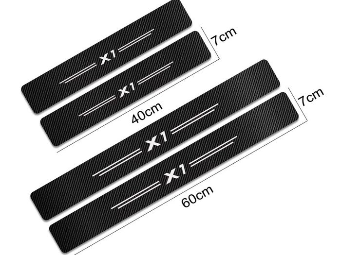 4PCS Car Door Sill Guard Sticker Accessories For BMW X6