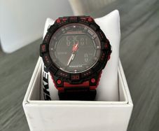 Skechers Men's Downey Polycarbonate Automatic Watch with Nylon Strap, Black RRP 65