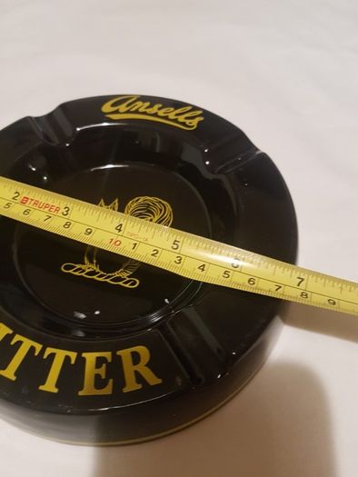 ansells bitter ceramic ashtray ,prefect condition, collectors item,,price includes post to anywhere in ireland thank you, hard to come by