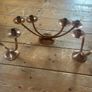 Collection of brass and copper candle holders Image 2