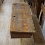 Vintage School Desk & Bench Image 3