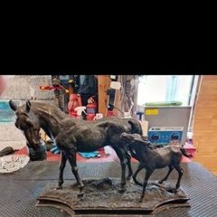 bronze statue