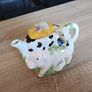 Vintage Farmhouse Ceramic Teapot Regency Fine Arts Collectible Image 5