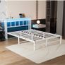 Double Bed Base with Charging Station and LED Lights Image 2