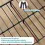 Double Bed Metal Bed Frame Image 3