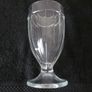 Vintage Flint Glass Goblet Vase 1940s Image 4