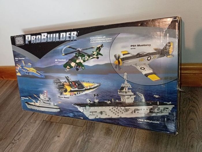 Mega Bloks ProBuilder P-51 Mustang (Set 9772) - Rare Vintage / Lego