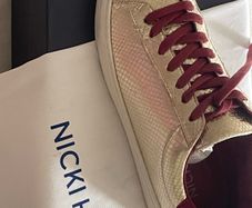 Nicky Hoyne Gold trainers