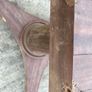 Antique flip top mahogany table Image 4