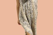 Zara Snake Print Maxi Dress  Size L