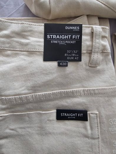 Dunnes straight fit trousers x 3,brand new, 2 with tag and 1 without tag