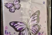 purple butterfly light case