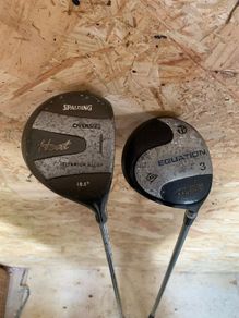 Spalding & Dunlop golf driver (RH)(1,3)