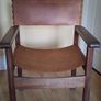 Brown Leather Chair Image 2