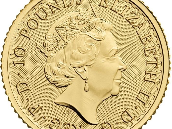 Great Britain 1/10 oz Gold Coin Britannia 2022 ( In Capsule)