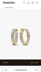 Pandora Gold Earings