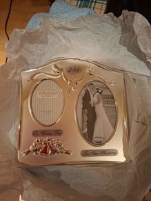 25th Wedding Anniversary picture Frame
