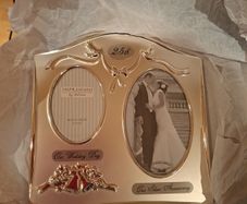 25th Wedding Anniversary picture Frame
