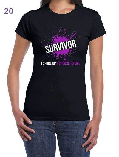 Domestic Violence Awareness T-Shirt Woman