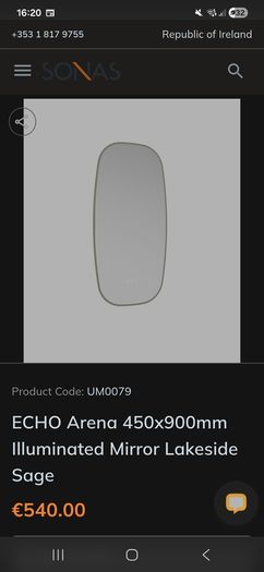Sonas LED Mirror