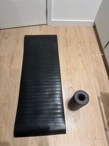 Yoga mat and roller foamer