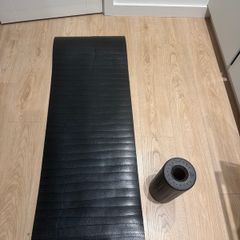 Yoga mat and roller foamer
