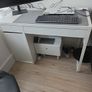 IKEA MICKE Desk with Storage - White Image 3