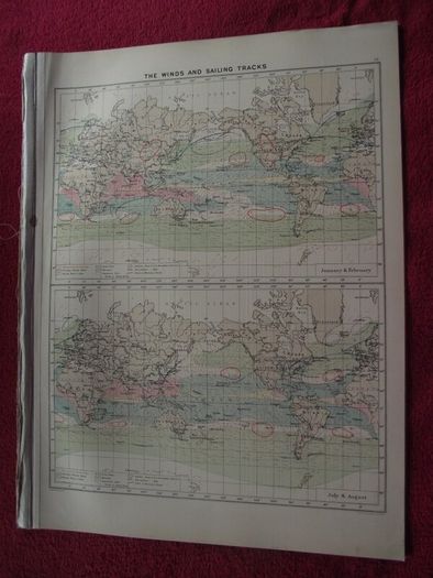 30 X Maps & Charts from Philip's Mercantile Marine Atlas of the World - Fourth Edition 1913