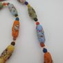 Vintage Venetian Style Old Face Glass Beads Necklace Image 6