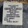 Vintage Ralph Lauren Polo Denim Knee Skirt Midi Size 2  Waist 30 Inch Image 8