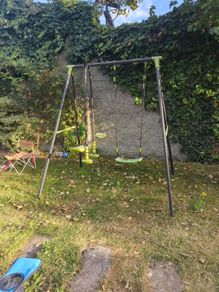 Kids Swing and Seesaw Set