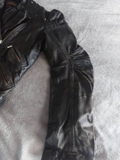 leather biker jacket